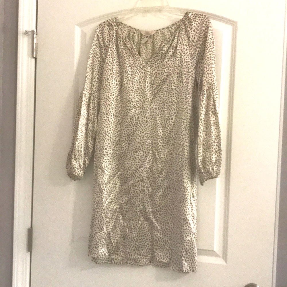 Banana republic heritage leopard print dress M
